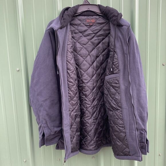 Men’s Victory Sportswear Fleece Fully Lined Hooded Zip Up Jacket Coat Size XXL - Picture 5 of 5